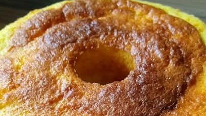 BOLO DE FUBÁ COM LARANJA SEM FARINHA DE TRIGO